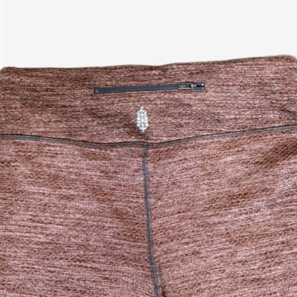 Free People Movement Good Karma Flare Crop Leggings Rare Copper Color Size M - Picture 7 of 12